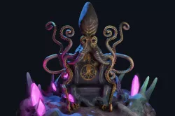 Kraken Throne 3D model