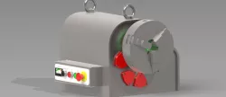 Lathe gearbox with electromagnetic couplings