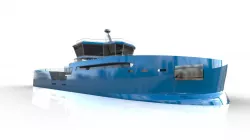 Live Fish Carrier Vessel Watercraft 3D model