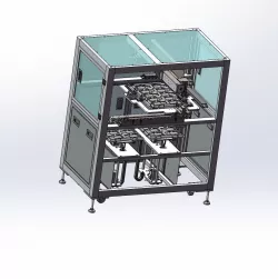 Loading and unloading of tray machine 3D model