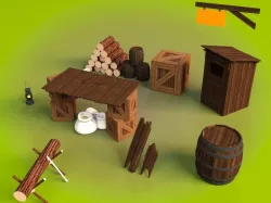 Medieval Assets Pack 3D model