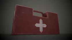 Medium Medkit Low-poly  3D model