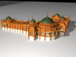 Middle Eastern Clubhouse 3D model
