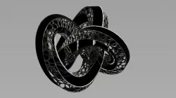 Mobius stripe 3D model