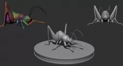 Mutant Grasshopper  3D model