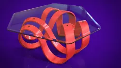 Möbius Trefoil Knot Coffee Table II