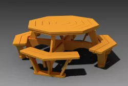 Octagon Picnic Table With Plans