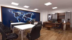 Office Design interior design executive room staff room  kitc 3D model