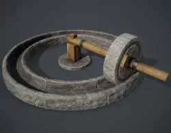 Old Mill Low-poly  3D model