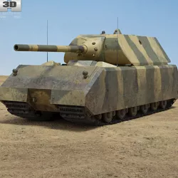Panzer VIII Maus 3D model