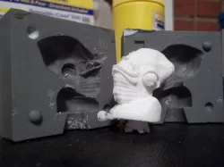 Parametric two-part mold generator for OpenSCAD