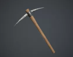 Pickaxe Low-poly  3D model