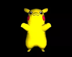 pikachu 3D model