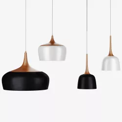 Polk Pendant Light Wood 3D model