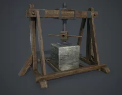 Press Low-poly  3D model