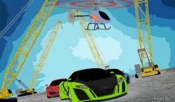 Racing scene(ks toon rendering challenge)