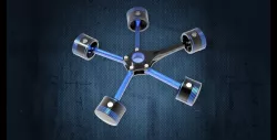 Radial conrod
