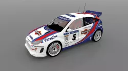 Rally Car 3D model