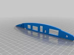 RC plane wing spars with integrated aileron