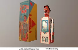 Retro Robot Toy Low-poly  3D model