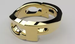 ring with letters through the body - my first step trial