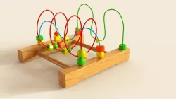 Roller coaster toy for kids IKEA model 3D model