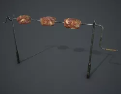 Rotisserie Low-poly  3D model