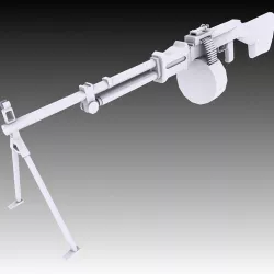 RPD Machine Gun 3D model