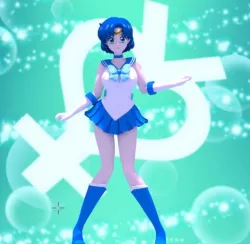Sailor Mercury 3D model