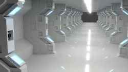 Scifi Corridor 3D model