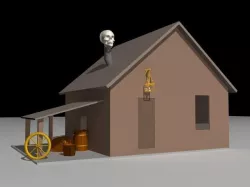 Shack 3D model