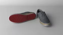Shoes Low-poly  3D model