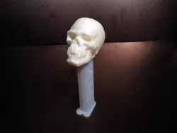 Skull with Pointy Teeth PEZ Dispenser Topper