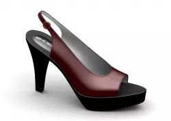Sling back -Sandal 3D model
