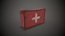 Small Medkit Low-poly  3D model