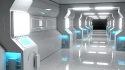 Space Corridor 3 3D model