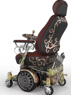 SteamPunk Wheelchair for Kyron!