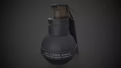 Stinger Grenade Low-poly  3D model