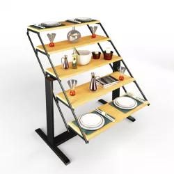 Swing Table Animated Rigged 3D model