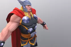 Thor obj Low-poly  3D model