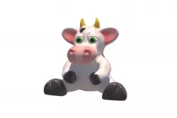 Toy COW 3D model