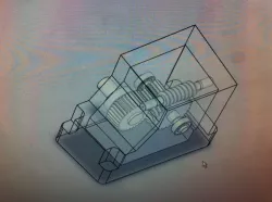turbine and cylindricalworm