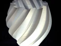 Twisted Gear Lamp / Vase