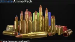 Ultimate Ammo Pack Low-poly  3D model