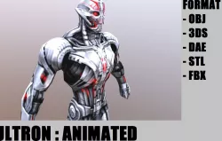 Ultron Low-poly  3D model