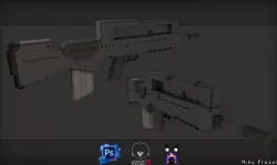 Voxel assets 3D model