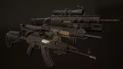 Weapon Pack Low-poly  3D model