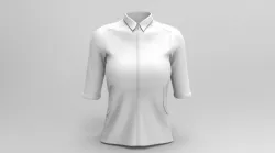 Women short sleeve shirt - Marvelous Designer 3D model
