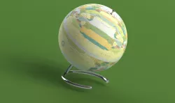 World Globe and stand