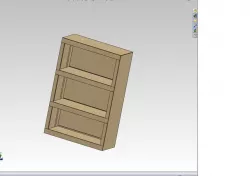 18x24x72 Wood shelf